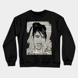 Kathleen Hanna 80s Vintage Old Poster Crewneck Sweatshirt